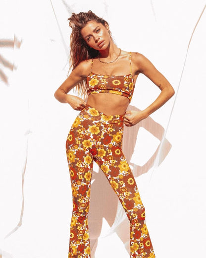 Margaux Baby Crop and Split Skirt or Flare Pants