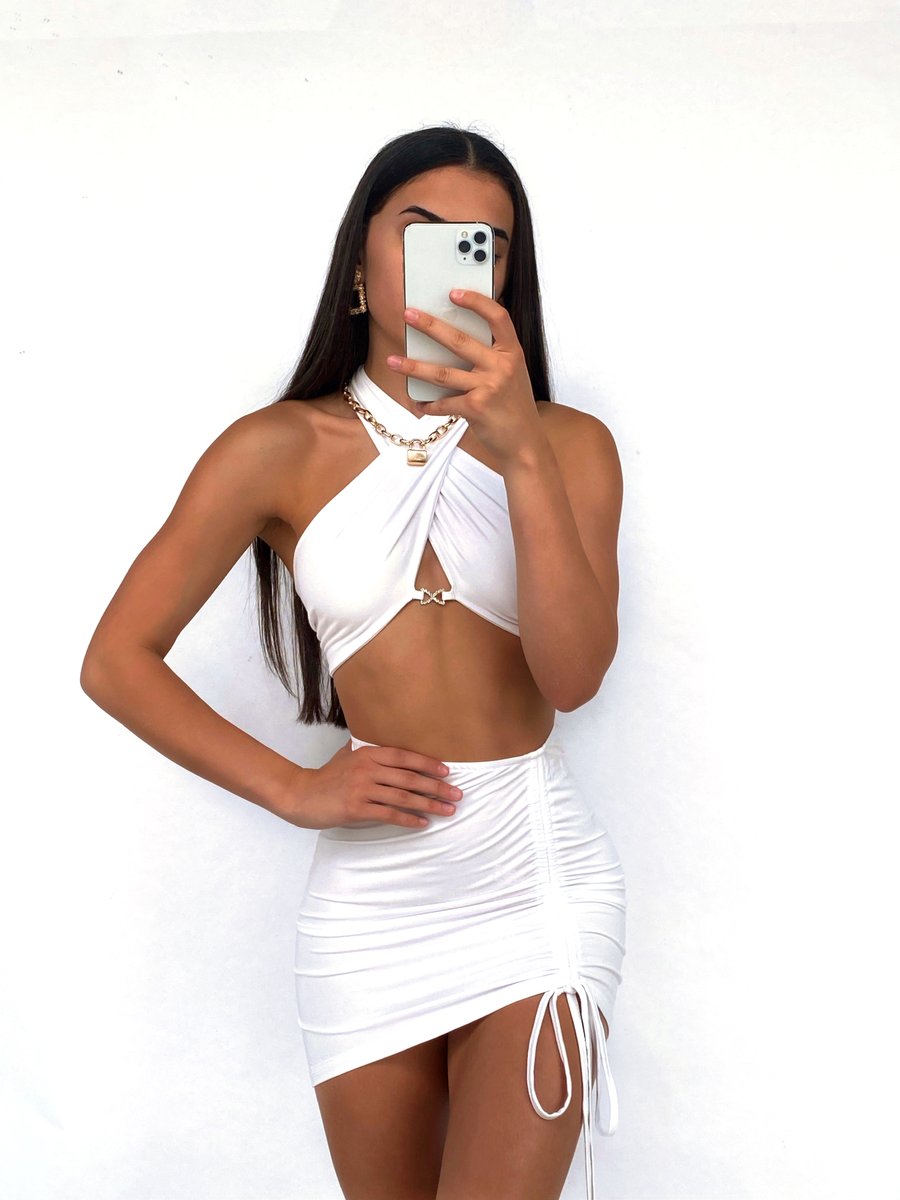 Colbie two piece in white