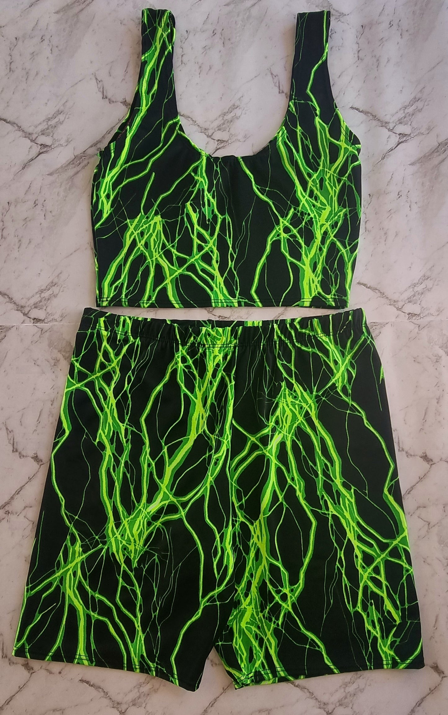 Dreamer Set in Electro Neon Green