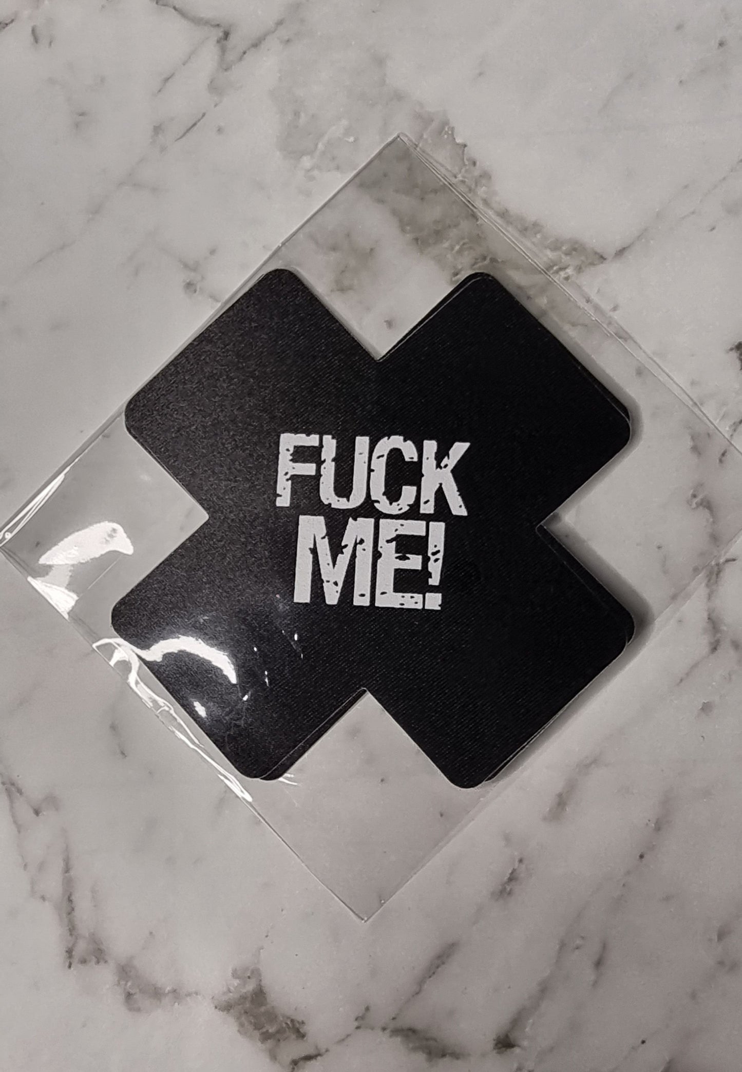 Cross Nipple Covers - F*ck me