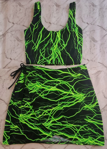Hypnotic Set in Electro Neon Green