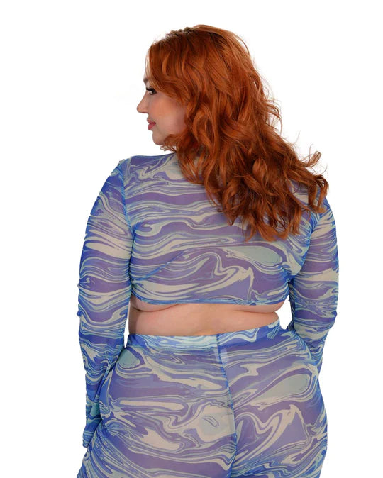 Keepin' It Swirly Mesh Two Piece