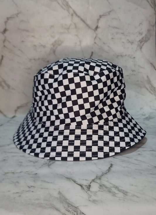 Checkered Bucket Hat