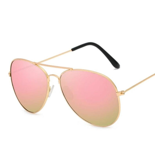 Reflective Aviator Sunglasses